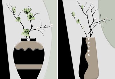 File ảnh File tranh bình hoa BHY325 (gốc) trang trí khách sạn