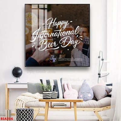 File tranh Tranh quán bia nhậu BIA216 (ảnh gốc) in trần nhà