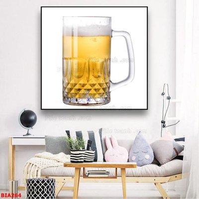 File gốc Tranh quán bia nhậu BIA264 (Filetranh.com) Tranh quán bia nhậu BIA264