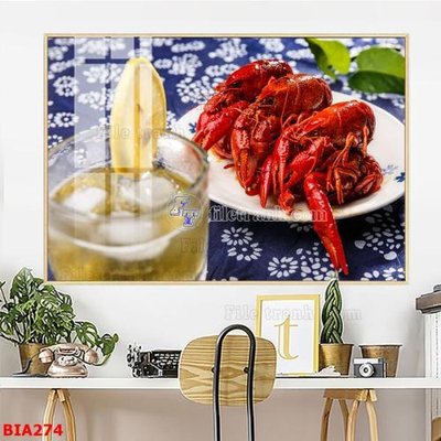 File tranh Tranh quán bia nhậu BIA274 (gốc) chủ đề động vật