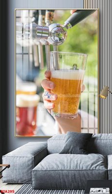 Download file tranh Tranh quán bia nhậu BIA295 (file gốc PSD)