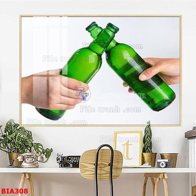 File gốc Tranh quán bia nhậu BIA308 (phong cách) châu Âu