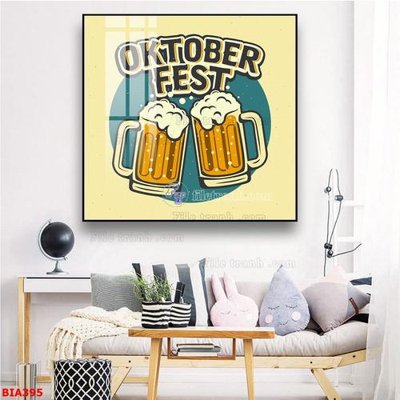 File gốc Tranh quán bia nhậu BIA395 (Filetranh.com) Tranh quán bia nhậu BIA395