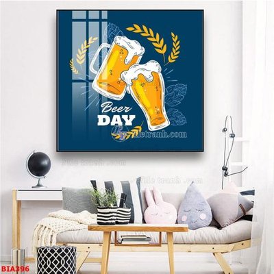 File tranh Tranh quán bia nhậu BIA396 (gốc) chủ đề trẻ em