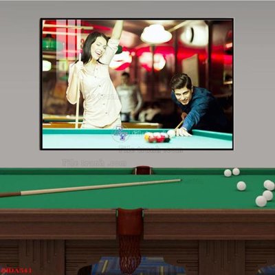 File gốc File tranh quán bida bi-a BILLARD BIDA541 (chuẩn màu) cho in offset