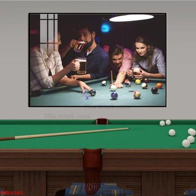 File gốc File tranh quán bida bi-a BILLARD BIDA545 (PSD/TIFF) độ phân giải cao