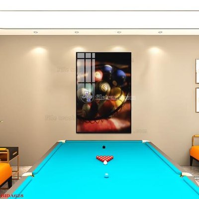 File PSD File tranh quán bida bi-a BILLARD BIDA628 (bản gốc) chất lượng nhất