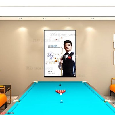 Tệp tin gốc File tranh quán bida bi-a BILLARD BIDA629 (dùng cho in ấn) chuyên nghiệp