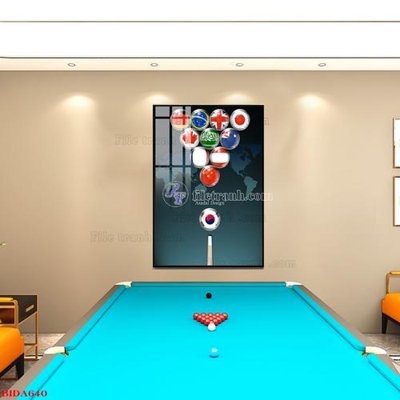 Tải file File tranh quán bida bi-a BILLARD BIDA640 (gốc) in tranh tráng gương