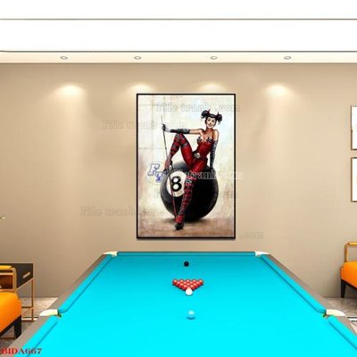 Download file File tranh quán bida bi-a BILLARD BIDA667 (gốc) in mica bàn thờ