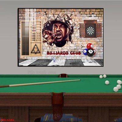 File tranh File tranh quán bida bi-a BILLARD BIDA684 (gốc) chủ đề trẻ em