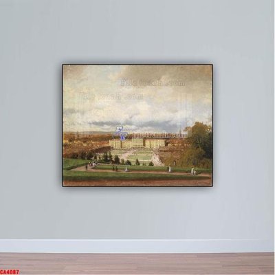 File tranh Tranh sơn dầu phong cảnh châu âu CA4087 (bản gốc) treo tường