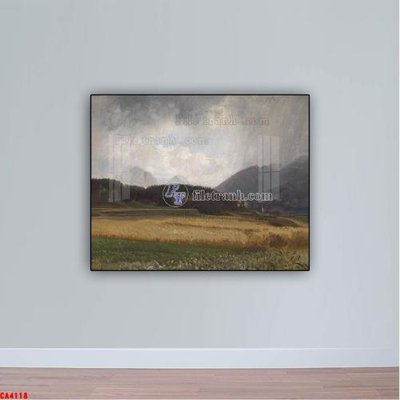 File gốc Tranh sơn dầu phong cảnh châu âu CA4118 (AI/EPS) cho in ấn