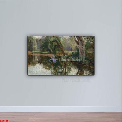 Download file gốc Tranh sơn dầu phong cảnh châu âu CA4156 (in lụa) tranh 3D