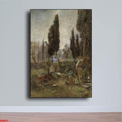 Tải file Tranh sơn dầu phong cảnh châu âu CA4211 (ảnh gốc) in tráng gương