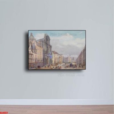 Tải file Tranh sơn dầu phong cảnh châu âu CA4227 (ảnh gốc) file TIFF