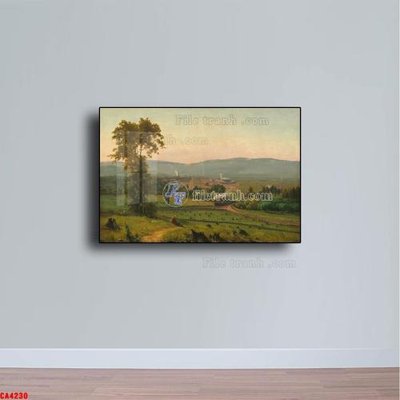 File tranh Tranh sơn dầu phong cảnh châu âu CA4230 (gốc) chủ đề động vật