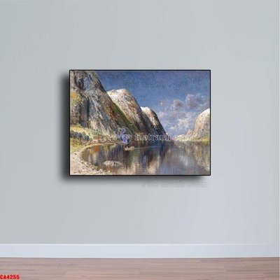 Hình ảnh file gốc Tranh sơn dầu phong cảnh châu âu CA4255 (chất lượng cao)