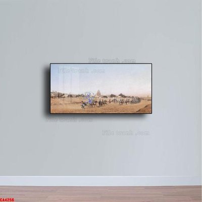 Tải về hình ảnh gốc Tranh sơn dầu phong cảnh châu âu CA4256 sắc nét