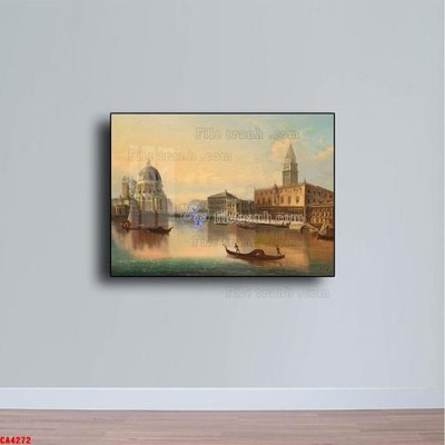 File gốc Tranh sơn dầu phong cảnh châu âu CA4272 (phong cách) châu Âu