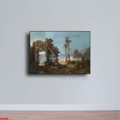 File gốc Tranh sơn dầu phong cảnh châu âu CA4303 (in ấn) màu sắc trung thực