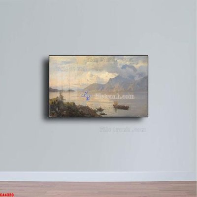 File gốc Tranh sơn dầu phong cảnh châu âu CA4320 (dành cho trang trí nội thất)