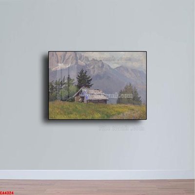 File tranh Tranh sơn dầu phong cảnh châu âu CA4324 (gốc) chủ đề con người