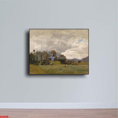 File ảnh Tranh sơn dầu phong cảnh châu âu CA4329 (gốc) trang trí khách sạn