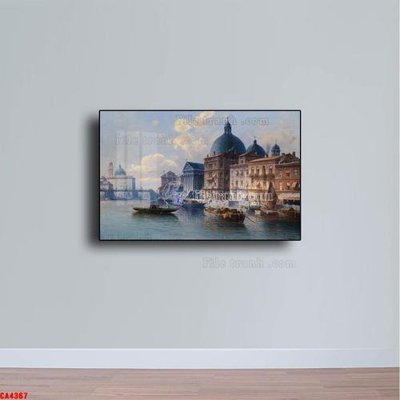 File gốc Tranh sơn dầu phong cảnh châu âu CA4367 (cho in ấn) từ Filetranh.com