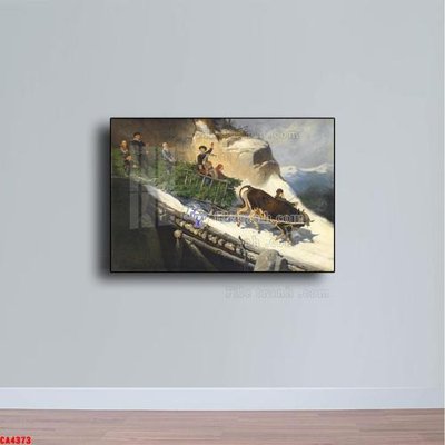 File in ấn Tranh sơn dầu phong cảnh châu âu CA4373 (bản gốc) từ file gốc