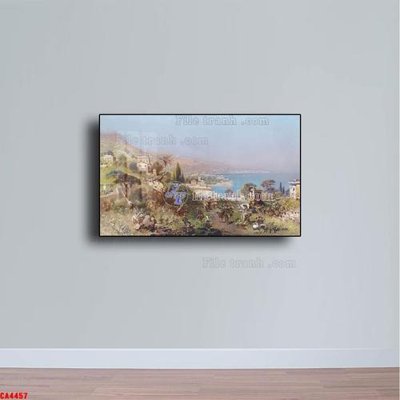 Tải file tranh Tranh sơn dầu phong cảnh châu âu CA4457 (ảnh gốc) ngay