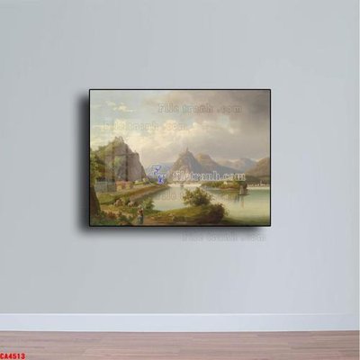 File gốc Tranh sơn dầu phong cảnh châu âu CA4513 (in 3D) nghệ thuật