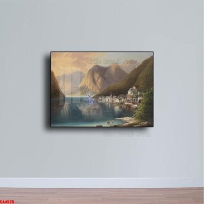 File PSD Tranh sơn dầu phong cảnh châu âu CA4525 (nguyên bản) cho thiết kế