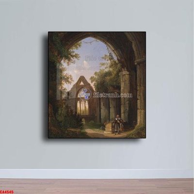 File gốc Tranh sơn dầu phong cảnh châu âu CA4545 cho in ấn và thiết kế