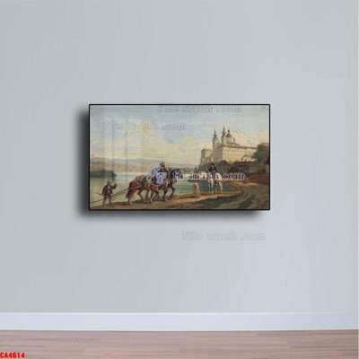 Tải file tranh gốc Tranh sơn dầu phong cảnh châu âu CA4614 chất lượng cao