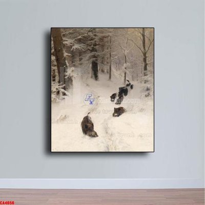 Hình ảnh gốc Tranh sơn dầu phong cảnh châu âu CA4656 (để in khổ lớn)