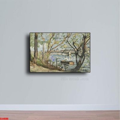 Tải file Tranh sơn dầu phong cảnh châu âu CA4686 (gốc) in tranh tráng gương