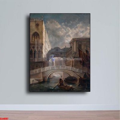 Tải file Tranh sơn dầu phong cảnh châu âu CA4697 (PSD) cho in ấn quảng cáo