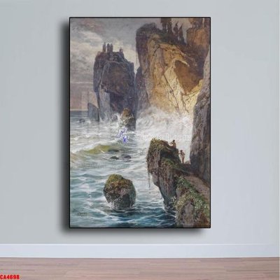 File tranh Tranh sơn dầu phong cảnh châu âu CA4698 (bản gốc) treo phòng ăn