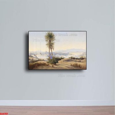 File tranh in mica Tranh sơn dầu phong cảnh châu âu CA4707 (độ phân giải cao)