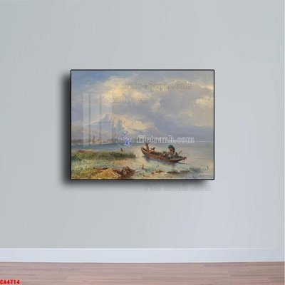 Download file tranh Tranh sơn dầu phong cảnh châu âu CA4714 (file gốc PSD)