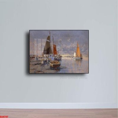 Tải file Tranh sơn dầu phong cảnh châu âu CA4747 (gốc) để in ấn ngay