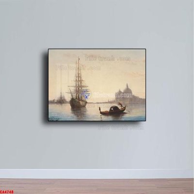 File ảnh Tranh sơn dầu phong cảnh châu âu CA4748 (gốc) in backdrop sự kiện
