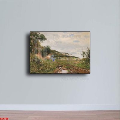File tranh Tranh sơn dầu phong cảnh châu âu CA4755 (ảnh gốc) in trần xuyên sáng