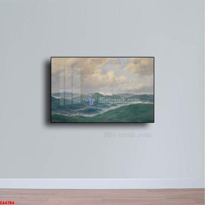 File tranh Tranh sơn dầu phong cảnh châu âu CA4764 (file gốc) chủ đề phong thủy