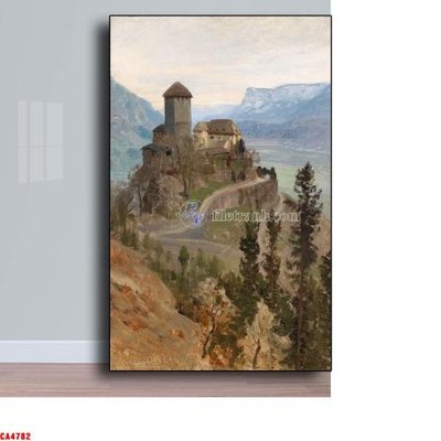 File gốc Tranh sơn dầu phong cảnh châu âu CA4782 (ảnh rõ nét) để in