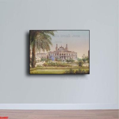 File tranh Tranh sơn dầu phong cảnh châu âu CA4807 (ảnh gốc) không bị mờ