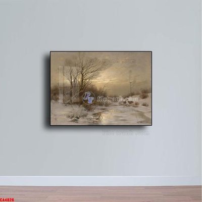 File gốc Tranh sơn dầu phong cảnh châu âu CA4826 (thiết kế) cho in ấn