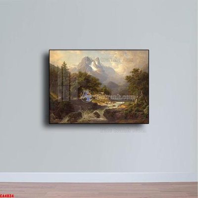 File gốc Tranh sơn dầu phong cảnh châu âu CA4834 (dành cho quảng cáo)