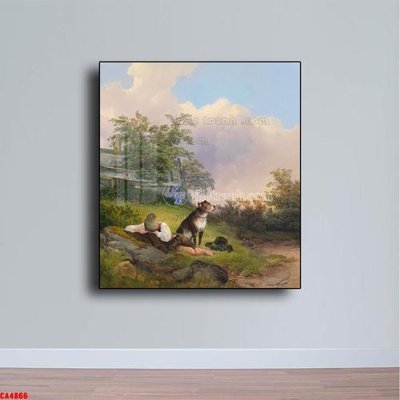 File tranh Tranh sơn dầu phong cảnh châu âu CA4866 (gốc) in film